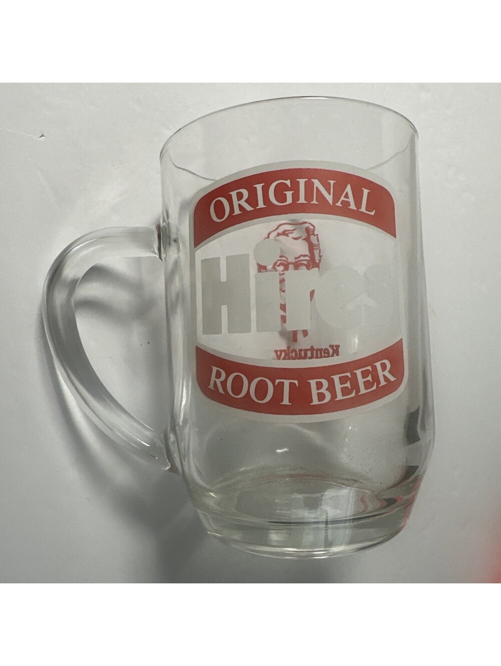 Vintage Hires Root Beer Kentucky Fried Chicken KFCGlass Mug Made in France 5.25”